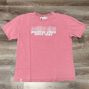 Dutch Bros Pink Positive Vibes T-Shirt